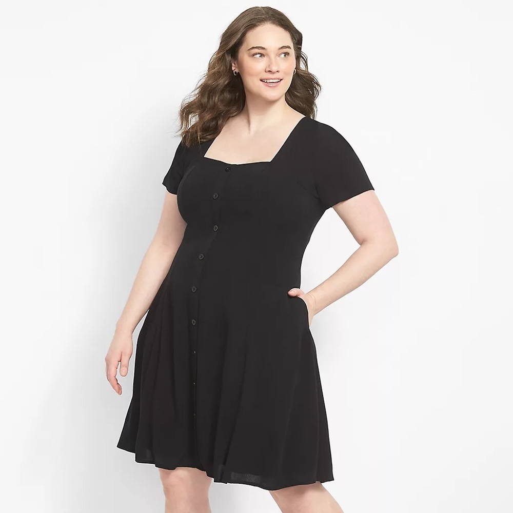 Sweetheart Neck Fit & Flare Dress